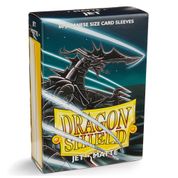 Dragon Shield Matte 60 Sleeves Japanese Size - Jet