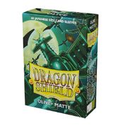 Dragon Shield Matte 60 Sleeves Japanese Size - Olive