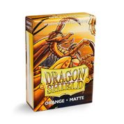 Dragon Shield Matte 60 Sleeves Japanese Size - Orange