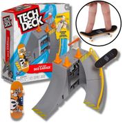 Pista Sk8 Garage Tech Deck - Rampa e Skate de Dedo - Sunny