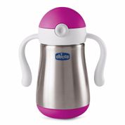 Copo Térmico de Inox 237ml Chicco 18M+ Rosa