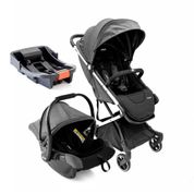 Carrinho com Bebê Conforto Travel System Legend Trio Fly Infanti Black Bold