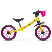 Bicicleta de Equilíbrio Infantil Aro 12 sem Pedal Balance Bike Garden Nathor