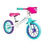 Bicicleta de Equilíbrio Infantil Aro 12 sem Pedal Balance Bike Cecizinha Nathor