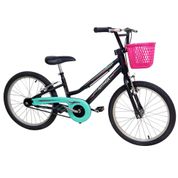 Bicicleta Infantil Aro 20 Nathor Grace com Cestinha