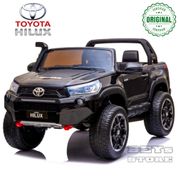 Carro Eletrico Infantil Toyota Hilux 2 Assentos 12v - Preta