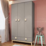 Guarda Roupa Infantil Eleva com 3 Portas - Gianduia