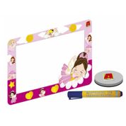 Lousa Quadro Branco Infantil Fadas Com Caneta E Apagador