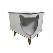 Mesa Pet Cat Line Casinha para Gato - Champagne