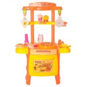 COZINHA INFANTIL COMPLETA KIT PIZZARIA COM FORNO 24 PEÇAS COMPLETA