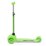 PATINETE INFANTIL EM ALUMINIO 3 RODAS DOBRAVEL AJUSTAVEL RESISTENTE VERDE