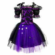 Fantasia Bruxinha Infantil de Luxo Halloween GG 11 - 12