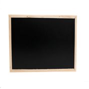 LOUSA QUADRO NEGRO EM MADEIRA MDF ESCOLAR RECADOS RESTAURANTE BAR DECORATIVO 55X65CM