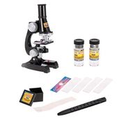 MICROSCOPIO AMPLIAÇÃO 450X COM LED E KIT LABORATORIO E ACESSORIOS COMPLETO