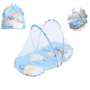 BERCO PORTATIL MOSQUITEIRO INFANTIL BEBE TENDA COLCHONETE CAMA DOBRAVEL MENINO AZUL