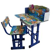 MESA MESINHA INFANTIL ESCRIVANINHA AJUSTAVEL EDUCATIVA AZUL MENINOS