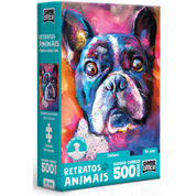 Quebra-Cabeça Cachorro Retratos Animais 500 Peças Toyster