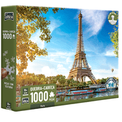 Quebra-Cabeça Puzzle Paris França 1000 Peças Toyster