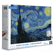 Quebra-Cabeça 1000 Peças Vincent Van Gogh A Noite Estrelada