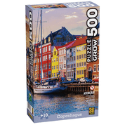 Quebra Cabeça Puzzle 500 Peças Copenhague Grow