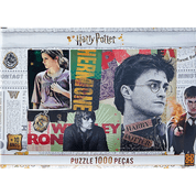 Harry Potter Quebra-Cabeça Puzzle 1000 Peças Grow 3617