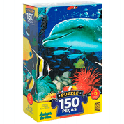 Quebra Cabeça Puzzle Amigos do Mar 150 peças Grow