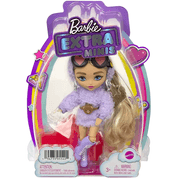 Barbie Extra Minis Loira com Camisola Roxa Mattel HGP66