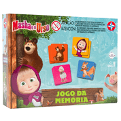 Jogo De Tabuleiro Jogo Da Memória Masha E O Urso Estrela