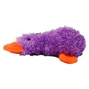 Brinquedo Pet Duzzle Buddies Pato fofo para cães Roxa