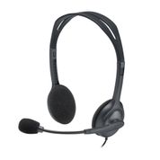 Headset Logitech H111 Stereo P3 Cinza 981-000612