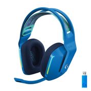 Headset Gamer Sem Fio Logitech G733 7.1 Dolby Surround RGB com Blue Voice para PC e PlayStation Azul