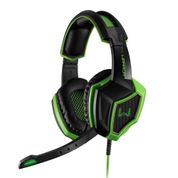 Headset Gamer Warrior Ares USB 7.1 3D LED Verde - PH224