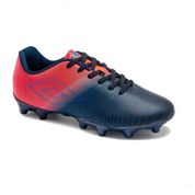 Chuteira Campo Umbro Vibe - Marinho/Coral/Azul