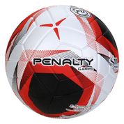 Bola de Futebol Campo Penalty S11 Torneio X - Branco+Vermelho