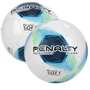 Bola de Futsal Penalty Player 500 Costurada PU Super Soft