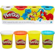 Play-Doh Classic com 4 Potes Sortidos - Hasbro B5517