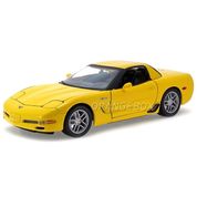 Corvette Z06 2001 Special Edition Maisto 1:18 Amarelo