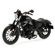 Harley Davidson Sportster Iron 883 2014 Maisto 1:12 Preto