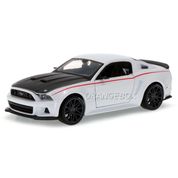 Ford Mustang Street Racer 2014 Maisto 1:24 Branco