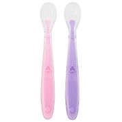 Kit Colher De Silicone Bebe Introdução Alimentar Buba