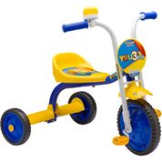 Triciclo Infantil You 3 Boy Amarelo e Azul Nathor