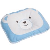 TRAVESSEIRO ANATÔMICO PARA BEBE RECÉM-NASCIDO URSO AZUL BUBA