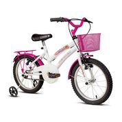 Bicicleta - Aro 16 - Breeze - Branca e Rosa - Verden Bikes