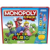 Jogo de Tabuleiro - Monopoly Junior - Super Mario - Efeitos Sonoros de Videogame - Hasbro