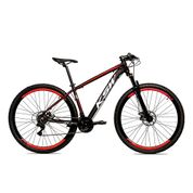 Bicicleta 29" KSW KRW18 24 Marchas Preto,Vermelho