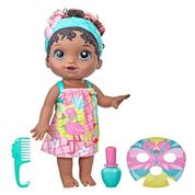 Boneca - Baby Alive - Glam SPA - Dia de Princesa - Negra - F3566 - Hasbro