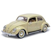 Volkswagen Fusca Kafer 1955 1:18 Bburago Bege