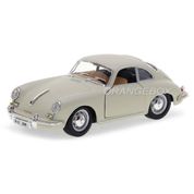 Porsche 356 B Coupe 1961 Bburago 1:24 Branco