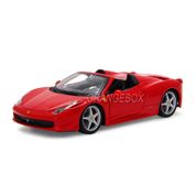 Ferrari 458 Spider Bburago 1:24 Vermelho