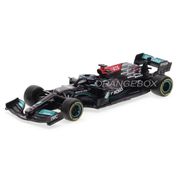 Fórmula 1 Mercedes Benz AMG W12 Lewis Hamilton 2021 1:43 Bburago + Display c/ Piloto